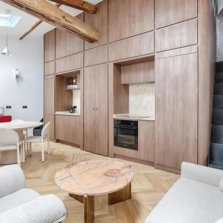 Appartamento Mykeypers Luxury And Design Loft 2br 6p With Ac Bastille