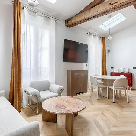 Mykeypers Luxury And Design Loft 2br 6p With Ac Bastille Parigi